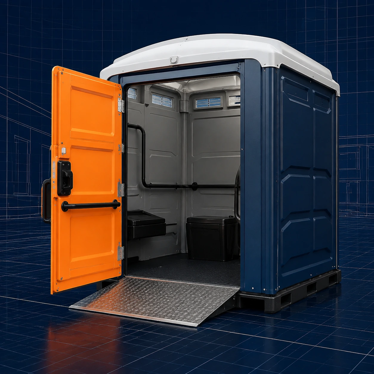 Portable restroom rental planning for Mountain Park, GA