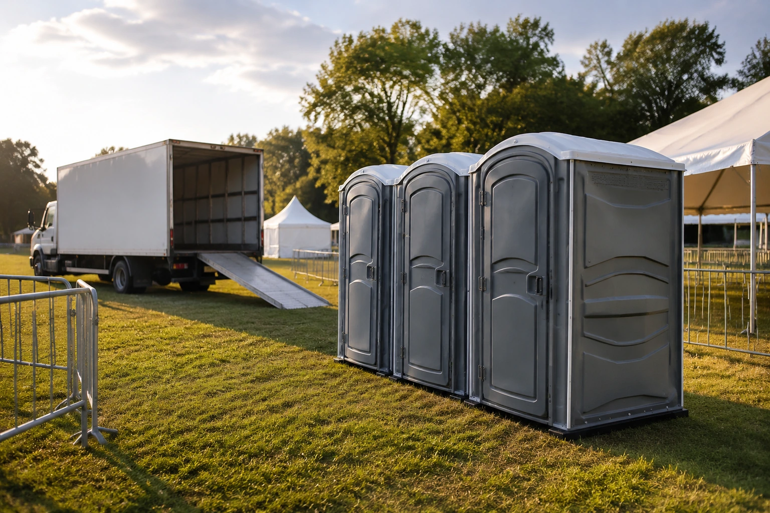 Portable restroom rental planning for Milton, GA